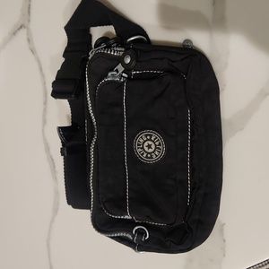 Black Kipling Belt Bag/Clutch